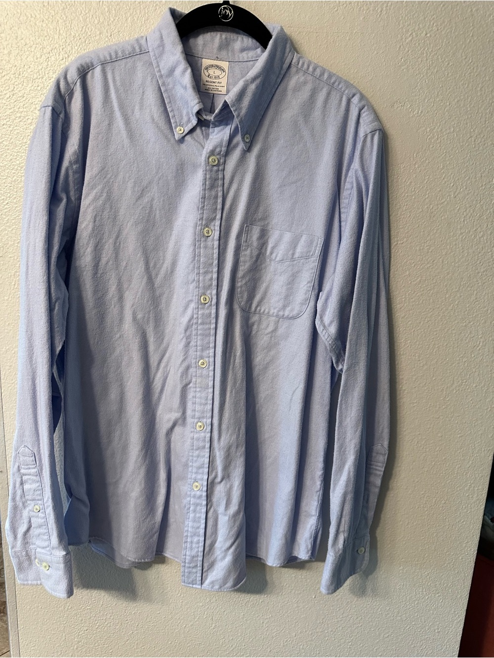 Brooks Brothers Light Blue Button-Down Dress Shirt